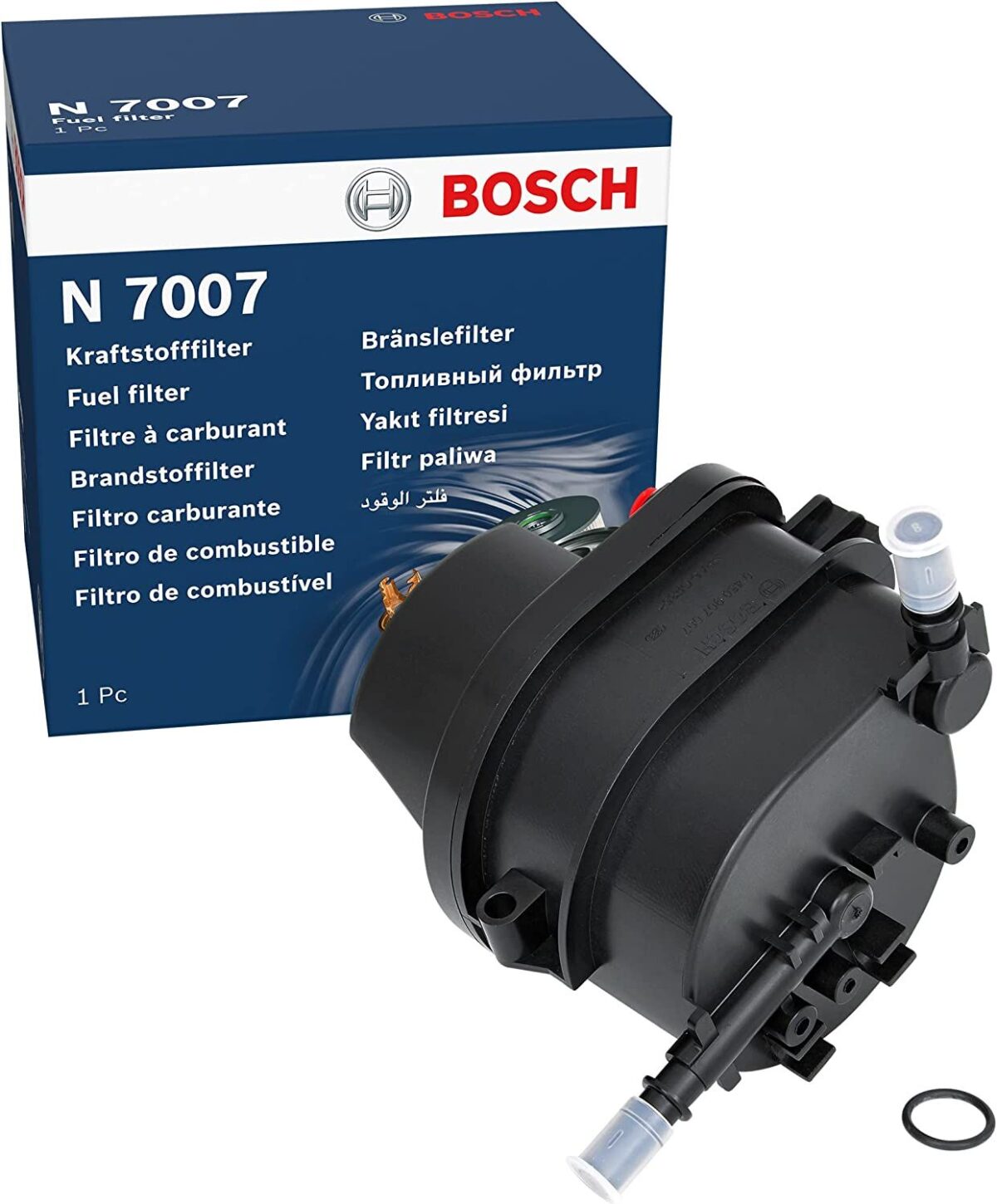 BOSCH 0450907007 | Ford Fiesta 2003-2012 1.4 TDCI Mazot Filtresi (Müşürsüz)