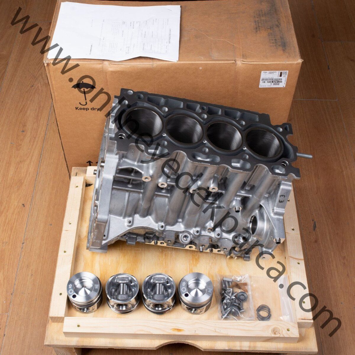 PSA 0130.Z4 | Ford C-Max 2004-2007 1.6 TDCI Euro 4 Motor Bloğu + Piston Seanlı Orijinal