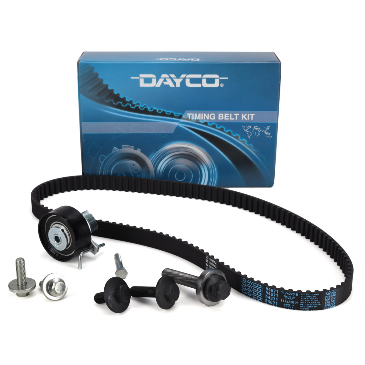 DAYCO KTB461 | Eksantrik Rulman Kiti (Triger Seti) Focus II I 03-11 C Max 04-11 Fiesta V 01-13 Fusion 01-12 1.4 16V / 1.6 16V Zetec S Pfı Mondeo IV 07-14 B Max 12 /-Focus III 11 /-Fiesta VI 13 /-1.6 Duratec 16V Tı Vct 115 / 120Ps Volvo C30 (533) 1.6 06-12