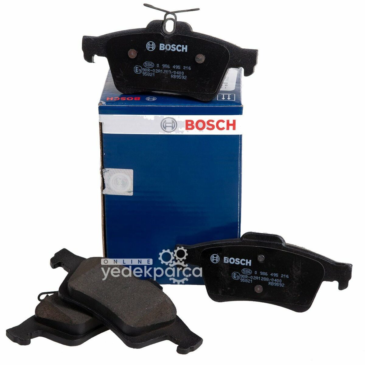 BOSCH 0986495216 | Ford Connect 2014-2018 Arka Disk Balata Takımı