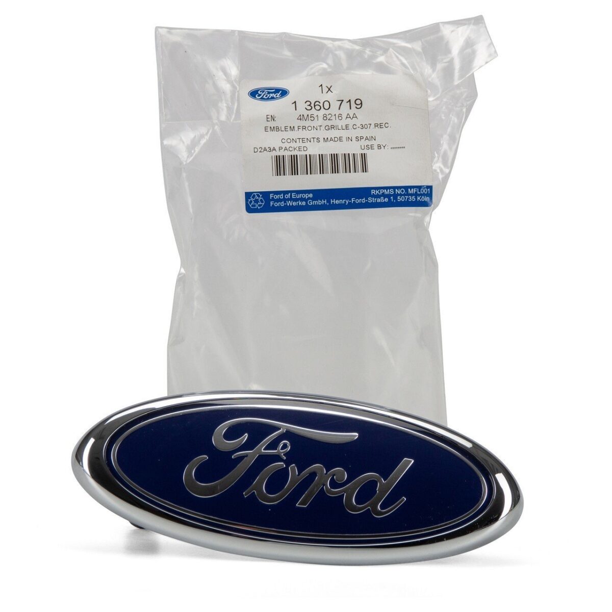 FORD OTOSAN 4M518216AA | Kuga 2008-2012 Ön Panjur Logosu